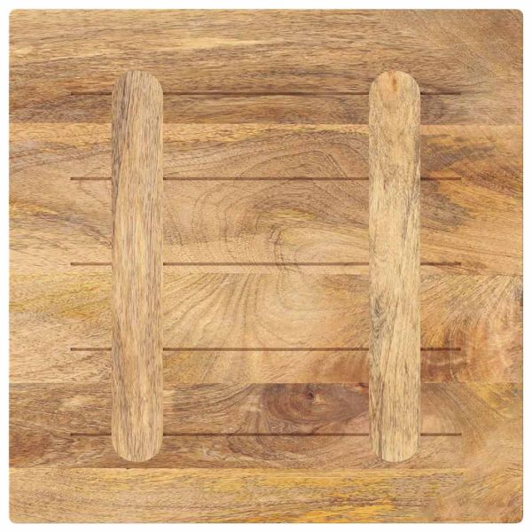 Плот за маса, 60x60x2,5 см, квадратен, манго масив