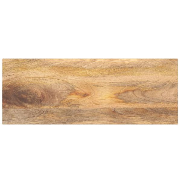 Плот за маса, 80x40x3,8 см, правоъгълен, манго масив