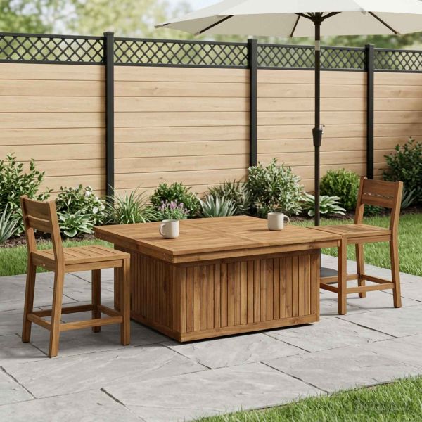 Натурално 108,5 x 110 x 75/44,5 см