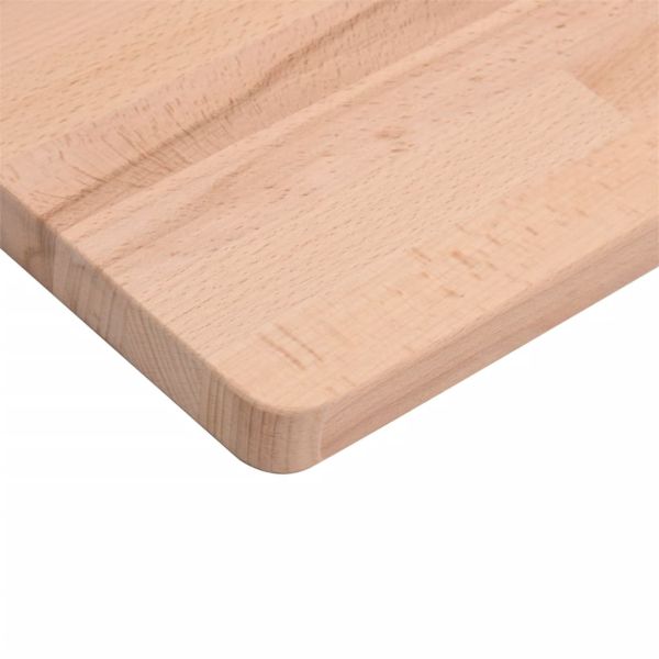Плот за маса 90x90x2,5 см квадратен масивен бук