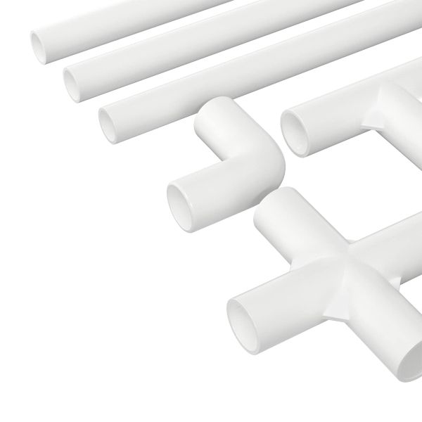 PVC Тръба 29 бр. Бяло PP и PE