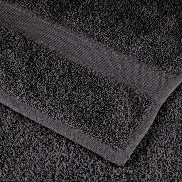 Премиум кърпи SOLUND 2 бр антрацит 100x200 см 600 gsm