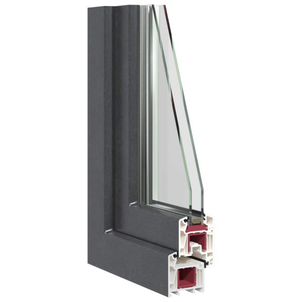 Цвят на вътрешната част на прозореца за мазе Бял RISOR