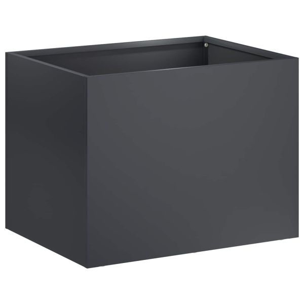Градинска саксия 2 бр. Антрацит 40 x 30 x 30 см