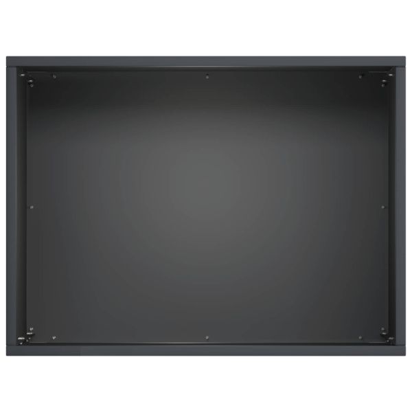 Градинска саксия 2 бр. Антрацит 40 x 30 x 30 см