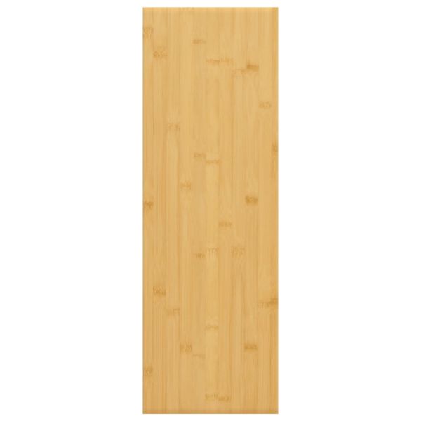 Стенен рафт 60x20x2,5 см бамбук