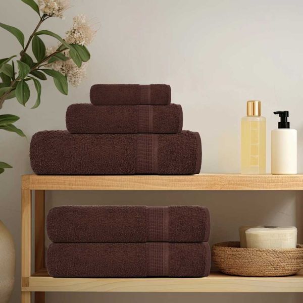 Кърпи FROGN 2 бр. Кафяви 100x200 см 360 г/м²