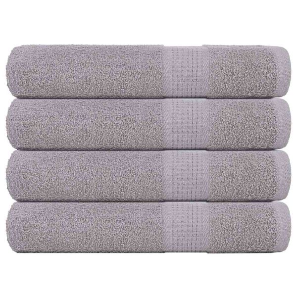 Кърпи FROGN 4 бр. Сиви 100x200 см 360 г/м²