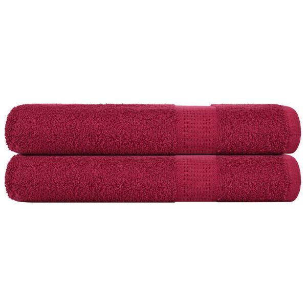 Кърпи FROGN 2 бр. бордо 100x200 см 360 г/м²