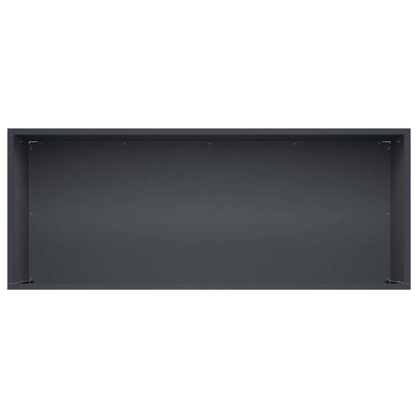 Градинска саксия 2 бр. Антрацит 100 x 40 x 40 cm