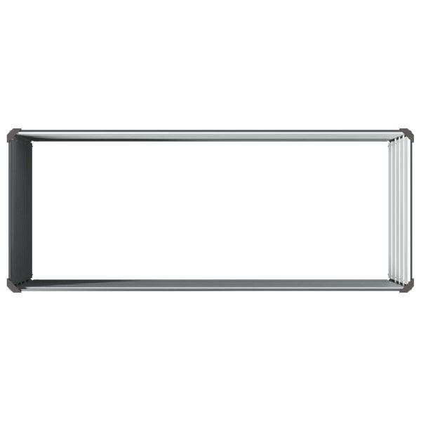 Вдигната леха за градина Антрацит 100 x 40 x 55 cm