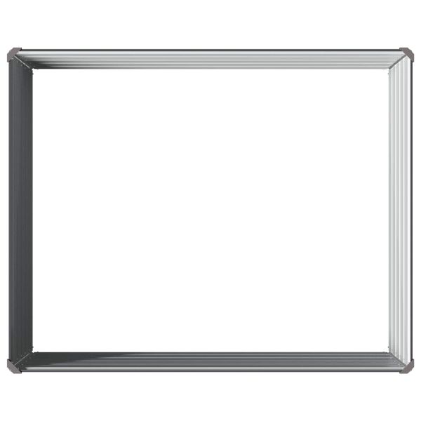 Вдигната леха за градина Антрацит 100 x 80 x 55 см