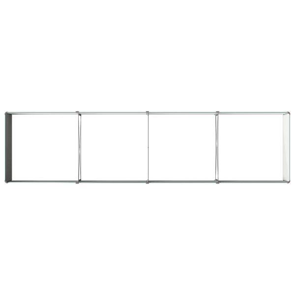 Вдигната леха за градина Зелено 320 x 80 x 55 см