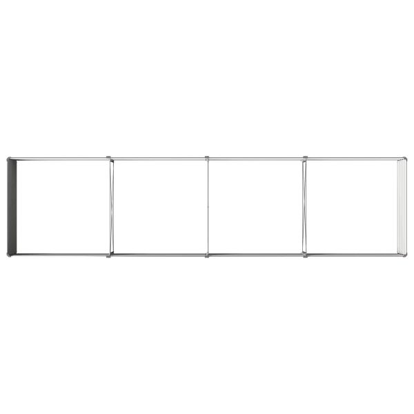 Вдигната леха за градина Антрацит 320 x 80 x 55 см