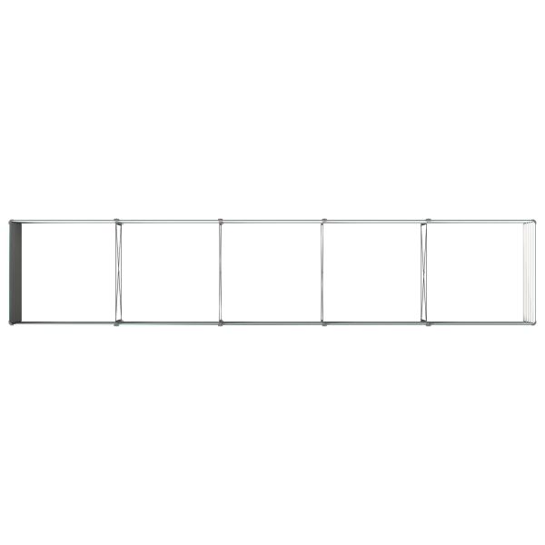 Вдигната леха за градина Зелено 400 x 80 x 55 см