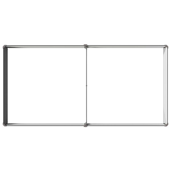 Вдигната леха за градина Антрацит 160 x 80 x 24 см
