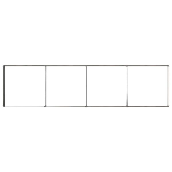 Вдигната леха за градина Черно 320 x 80 x 24 см