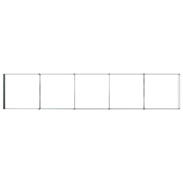 Вдигната леха за градина Зелено 400 x 80 x 24 см