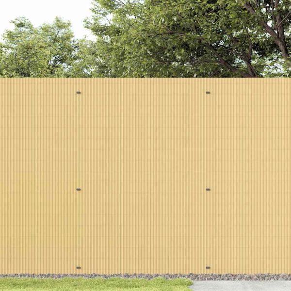 Garden Fence Double-Sided Yellow 1,8x5 m PVC - Untranslated
