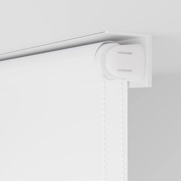 Ролетна щора за баня, 140x240 см, бяла
