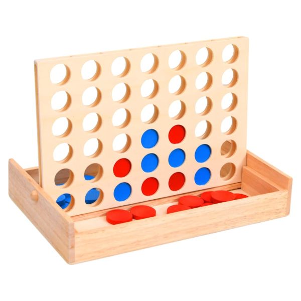 Игра 4 в ред 24x15x4 см масивно дърво