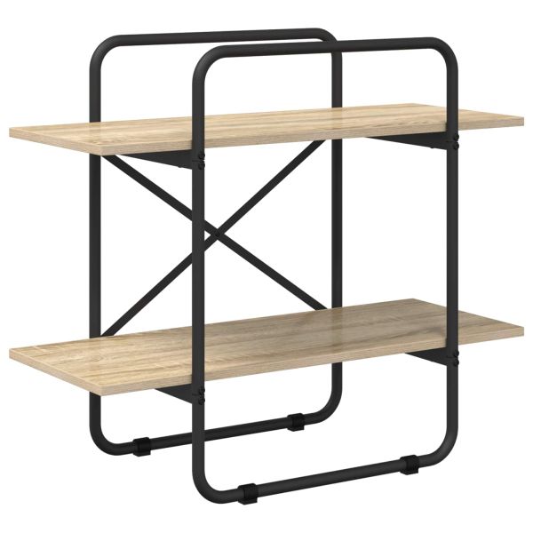 Рафт за книги 2 нива 60 x 35 x 70 cm PB Дъб сонома