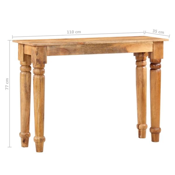 Console Table 110x35x77 cm Solid Mango Wood - Untranslated