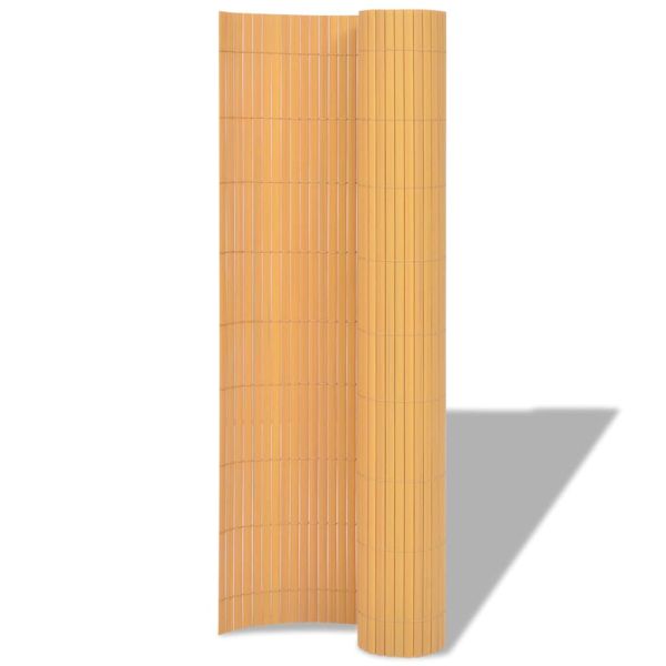 Градска ограда Жълто 150 x 500 cm ПВЦ