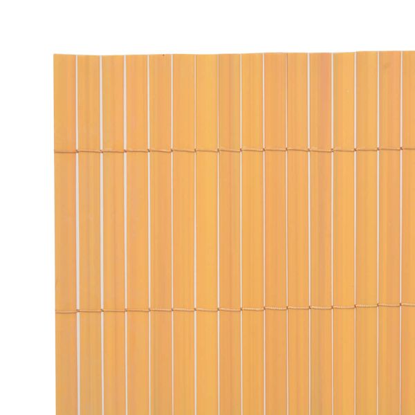 Градска ограда Жълто 150 x 500 cm ПВЦ