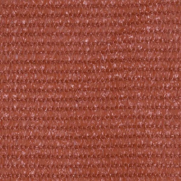 Балконски параван, теракота, 75x500 см, HDPE