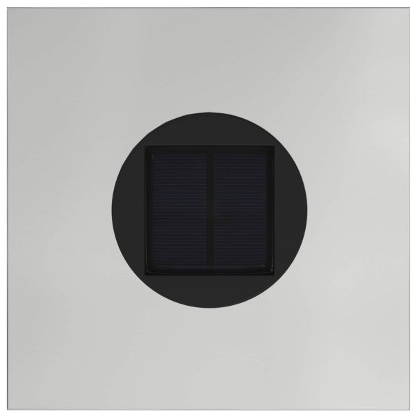Слънчев LED светлинен указател 2 бр. Топло бяло 18 x 18 x 50 см
