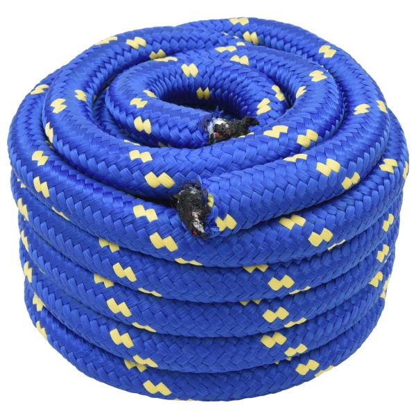 Въже за лодка 5 mm 25 m Синьо