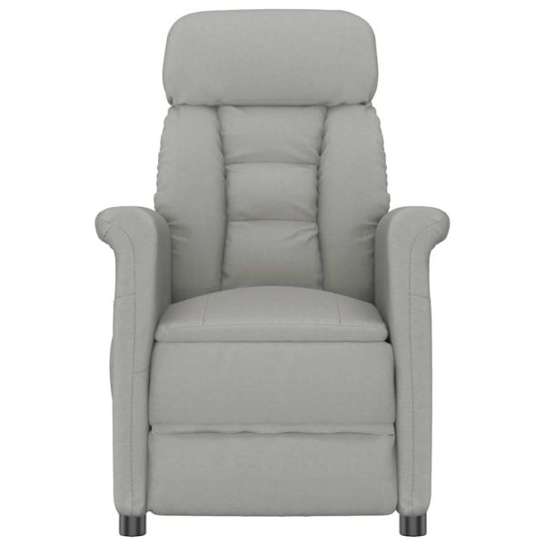 Масажен стол Светлосиво 96.5 x 70.5 x 95 см Микрофибър