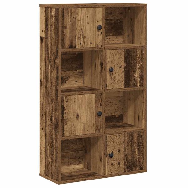 Библиотека, старо дърво, 60x24x101,5 см, инженерно дърво