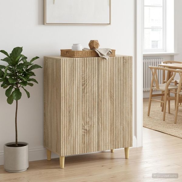 Служебен шкаф Дъб сонома 66 x 34,5 x 90 см Инженерна дървесина