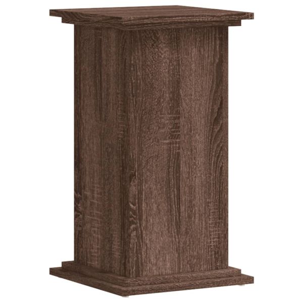 Стойка за растения Кафяв дъб 33 x 33 x 60 см