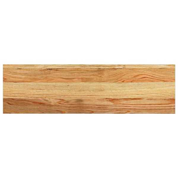 Прозоречни первази, 2 бр, светлокафяви, 70x20x2 см, дъб масив