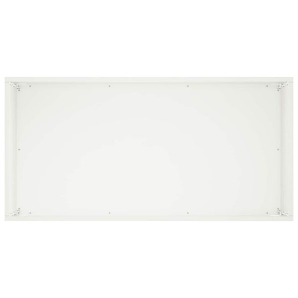 Градинска саксия 2 бр. Бяло 60 x 30 x 50 см