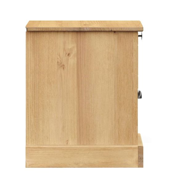Нощно шкафче VIGO 42x35x42 см бор масив