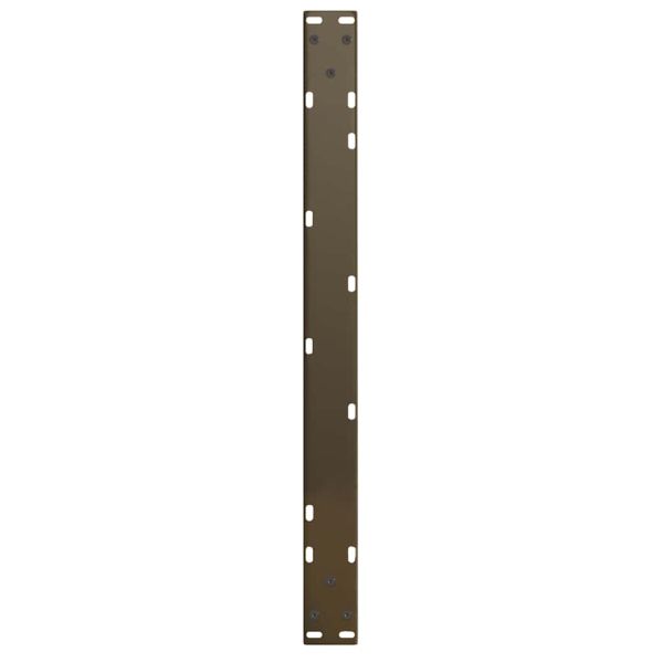 Крака за масичка за кафе, V-образни, 2 бр., естествена стомана, 70 x (42-43,3) см, стомана