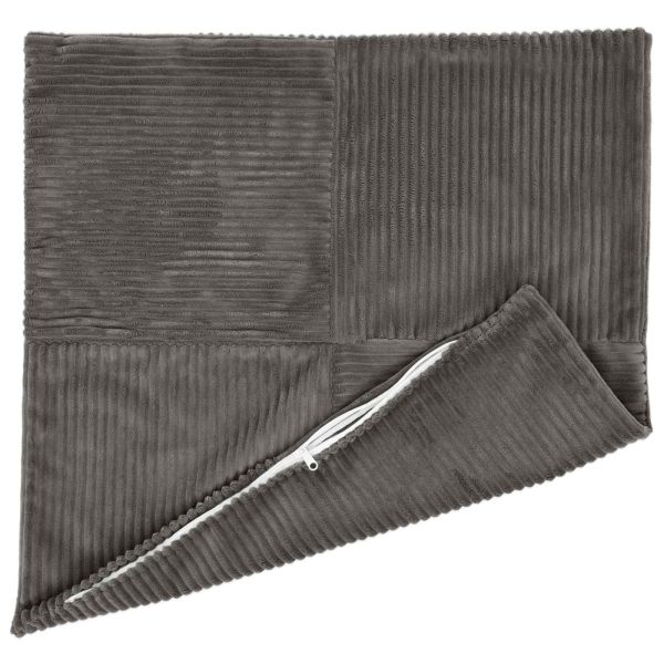 Калъфка за възглавница 2 pcs ALMELO Тъмносиво 55 x 55 см