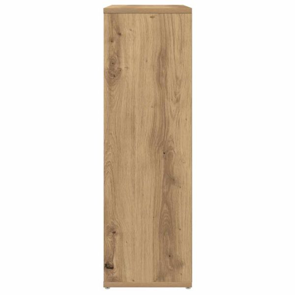 Библиотека, дъб артизан, 50x25x80 см, инженерно дърво