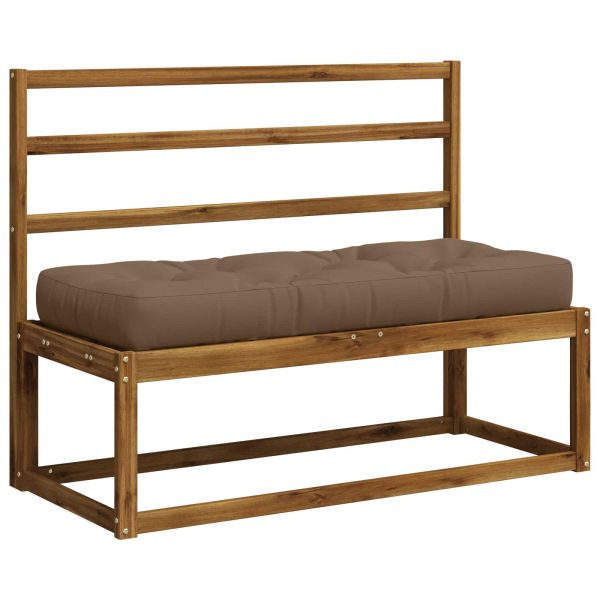 Кушон за палет VIANEN 100% полиестер Таупе 120 x 40 x 12 cm