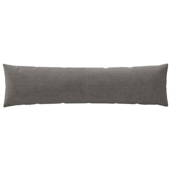 Калъфка за възглавница 2 pcs ALMELO Тъмносиво 40 x 145 см