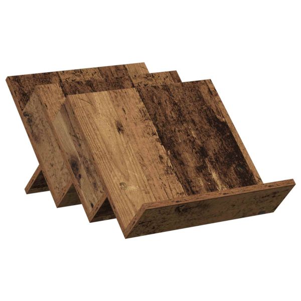 Етажерка за списания с рафт Старо дърво 53 x 40 x 28,5 см