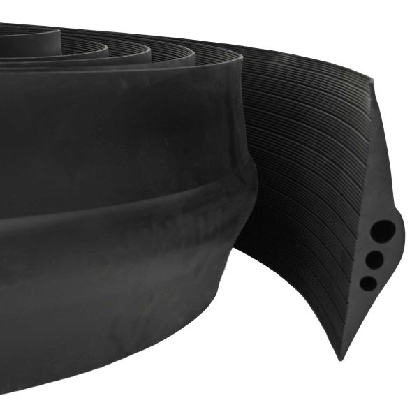 Уплътнение за Гаражна Под Черно 75 x 12 мм 6,5 м EPDM гума