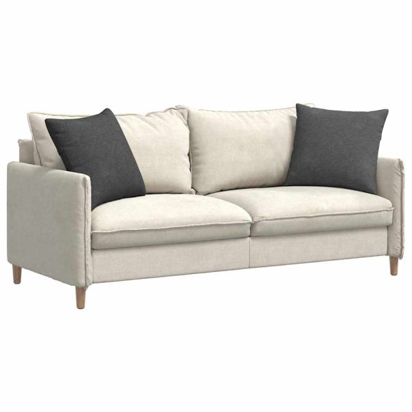 Диван възглавници 2 pcs Тъмен сив 50 x 50 cm Кордюрова тъкан