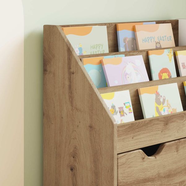 Детска рафт за книги Дъб 60 x 29,5 x 69 см Инженерна дървесина