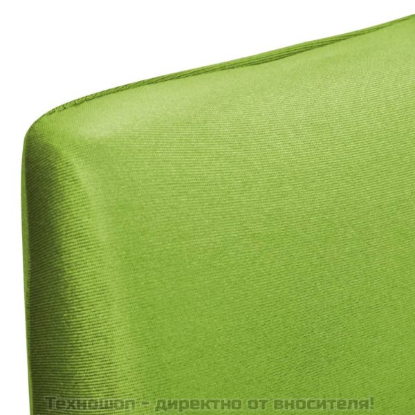 Покривни калъфи за столове, еластични, 4 бр, зелени