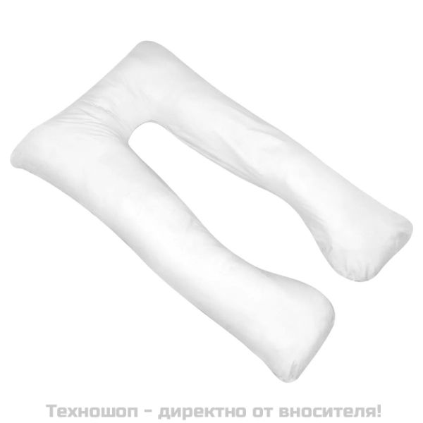 Възглавница за бременност, 90x145 см, бяла